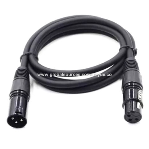 Microphone filaire avec câble jack 6.35 vers XLR mâle 5m