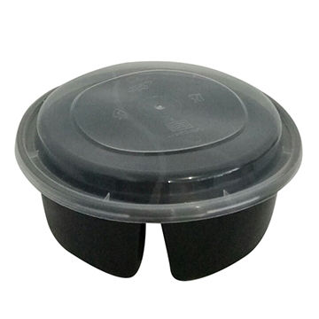 Black Microwave Safe Plastic Disposable Food Packaging Container - China  Plastic Food Container and PP Plastic Box price