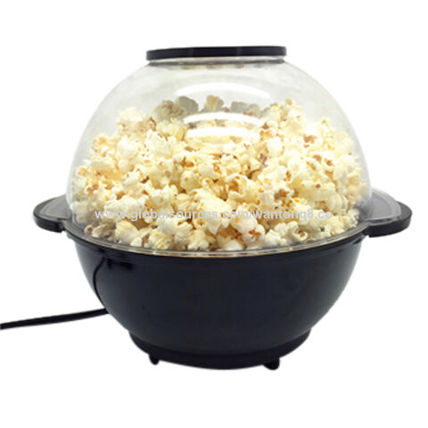 Buy Wholesale China Electric Hot Oil Popcorn Popper Maker With Serving Bowl  And Convenient Storage & Electric Popcorn Maker at USD 12