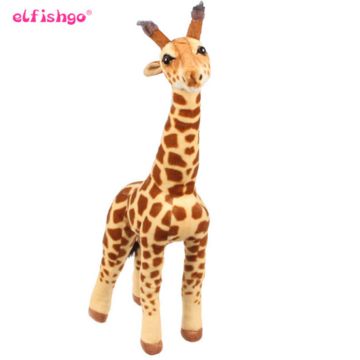 Buy Wholesale China Simulation Giraffe Plush Toy Cartoon Animal Stuffed 