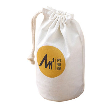 Round Bottom Natural Canvas Packaging Bag For Candle Buy China