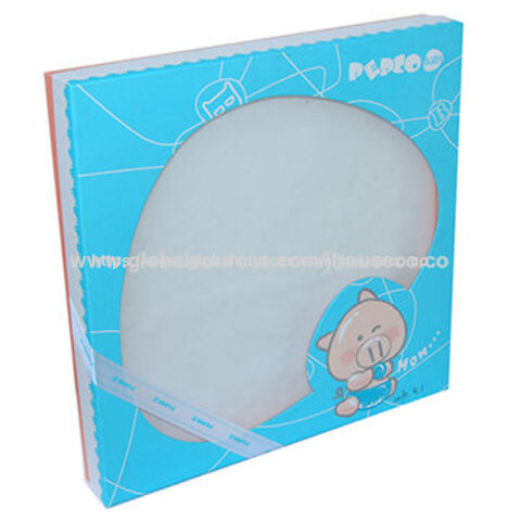 Boîtes Cadeaux en Carton, Fenêtre Découpée en PVC, Impression CMJN, avec Couverture de Pelliculage Mat