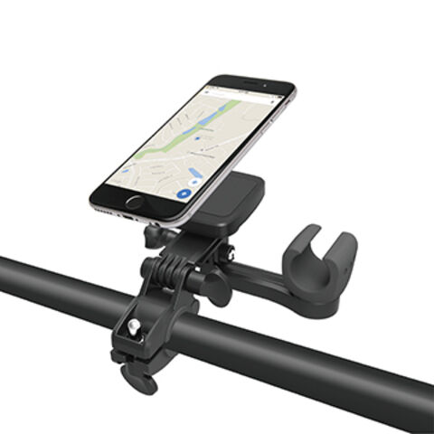 China New design universal compatible bike phone mount, magnetic phone ...