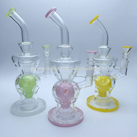 Bongs de vidrio de borosilicato, pipa de agua, dab rig de aceite, bubbler torus, junta hembra de 14.5 mm