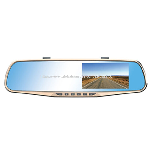 Rückfahrkamera / Dual-Objektiv / Rückspiegelkamera, 140-Grad-Weitwinkel, 1080p + VGA