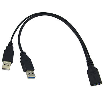 Buy Wholesale China Usb 3.0 Female Splitter Cable With Usb 3.0 Usb 2.0 ...