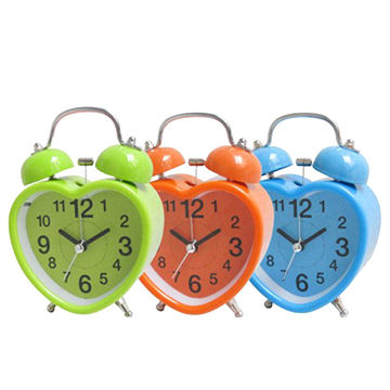Buy Wholesale China Twin Bell Desk Alarm Clock, Table Clock With Ce