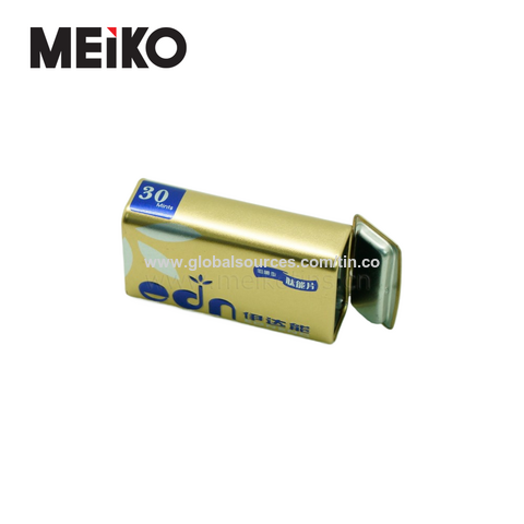 Lata de metal para pastilhas elásticas, recipiente de armazenamento de doces, lata de menta, folha de flandres de qualidade alimentar, latas com logotipos em relevo for sale at factory direct price