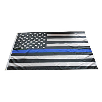 Buy Wholesale China Oem Customized 3x5ft Polyester Print Black Usa Thin ...