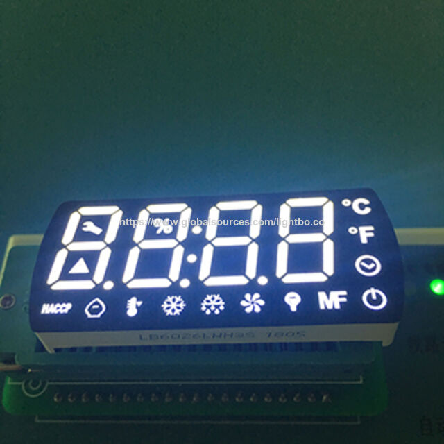 Custom Design Ultra-white 7 Segment Led Display Module For Refrigerator ...