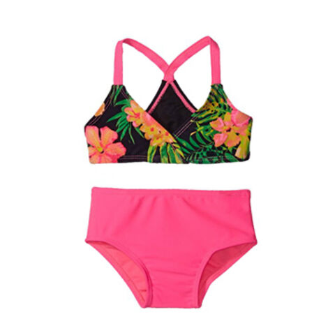 Buy Wholesale China Girls' Two-piece Bikinis, All Over Floral Printed ...