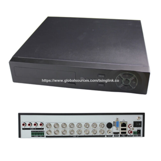 Enregistrement vidéo H.264 1080p DVR hybride AHD 16 canaux pour système de caméras CCTV for sale at factory direct price