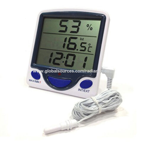 Jumbo Display Digital Thermo Hygrometer Clock