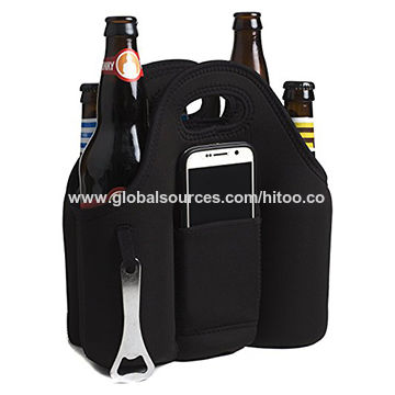 Buy Wholesale China Promotion Insulated 6 Pack Beer Bottle Carrier Neoprene  Wine Bottle Holder Smeta And Sa8000 Audited & Neoprene Wine Bottle Carrier  at USD 1