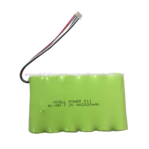 Buy Wholesale China 7.2v Aa 2000mah Nimh Battery Pack For Medical Device &  Nimh Battery Pack at USD 5.5