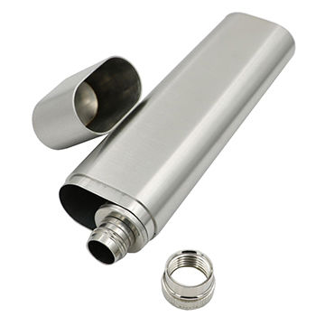 Buy Wholesale Hong Kong SAR Stainless Steel Flask With Cigar