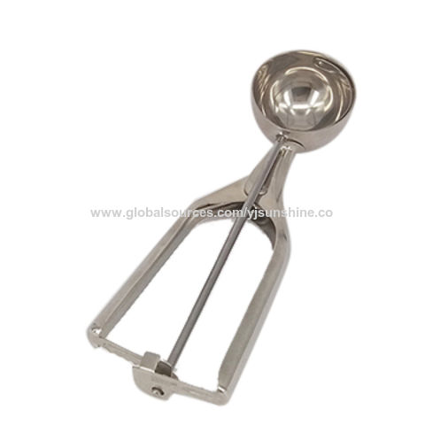 Ice Cream Scoop Set Stainless Steel Cookie Scoops With Trigger