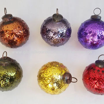 india vixm14020 mercury glass embossed ball christmas tree ornaments - Christmas Tree Ornaments Wholesale india vixm14020 mercury glass embossed ball christmas tree ornaments - Christmas Tree Ornaments Wholesale