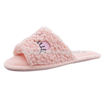 china lovely pink girls' flip flop bedroom slippers on global sources