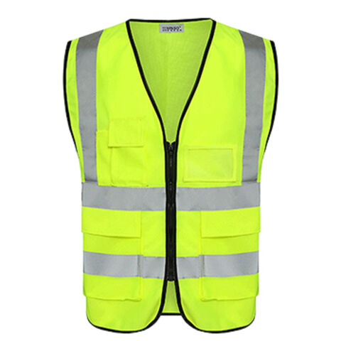 Chaleco de seguridad reflectante para trabajo con luz nocturna