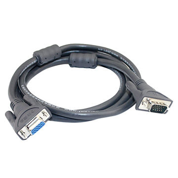 VGA Cable Male To Female, Nickle Plated, Customized Length, VGA Cable ...