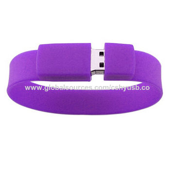 Buy Customized Wrist Band USB Pen Drive in Bulk for Gifting