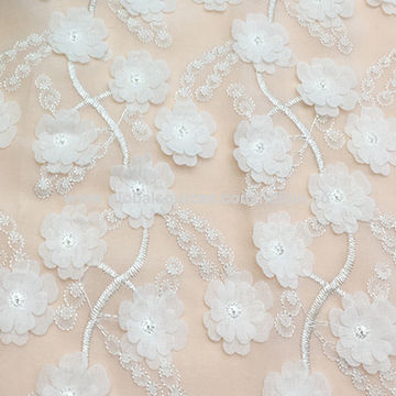 Buy Standard Quality China Wholesale White Flower Embroidered Fabric, Dress Fabric, Mesh Fabric $6.71 Direct from Factory at SHAO XING CITY KEQIAO DISTRICT HUILUN TEXTILE CO.LTD. | Globalsources.com Buy Standard Quality China Wholesale White Flower Embroidered Fabric, Dress Fabric, Mesh Fabric $6.71 Direct from Factory at SHAO XING CITY KEQIAO DISTRICT HUILUN TEXTILE CO.LTD. | Globalsources.com
