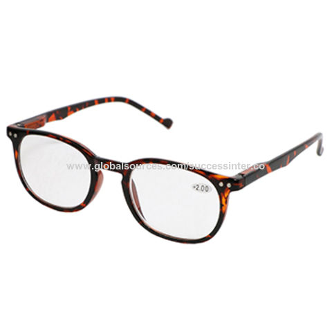 Factory supply custom logo OEM fashion different styles color plastic women men reading glasses