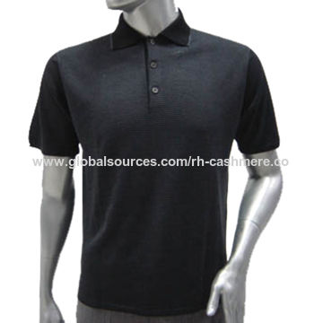 cashmere polo short sleeve