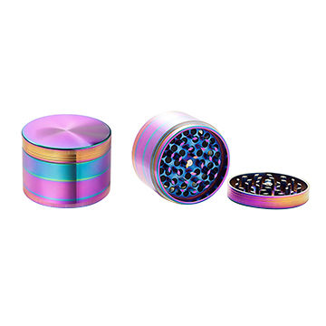 Smoking Accessories Grinders Rainbow-Color 4 Pieces Zinc Alloy Tobacco  Spice Herbal Grinders Metal Herb Grinder - China Herbal Grinder, Metal  Grinder