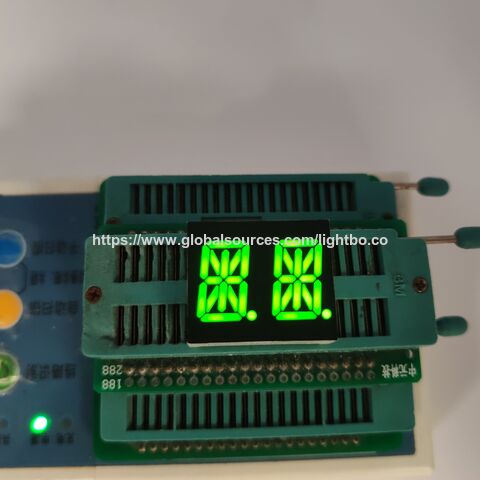 Super Green 0.54-inch Dual-digit Alphanumeric 14 Segment Led Display ...