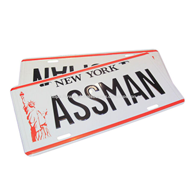 Plat dan Bingkai Nomor Kendaraan Amerika, Bingkai plat nomor, Logo Emboss 3D, Terbuat dari Aluminium/Timah/Plastik/ABS, Disesuaikan for sale at factory direct price