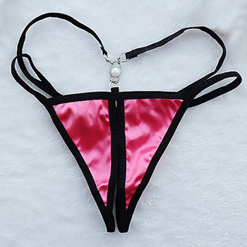 Buy Wholesale China Sexy Women G-string With Jewelry And Metal ...