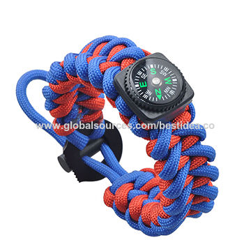 Bracciale In Paracord Mimetico Con Accendino Al Silicio, Per Sopravvivenza E Outdoor - Be Rescued