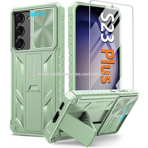 Funda protectora para SamSung galaxy S23 Plus doble capa. Color Verde