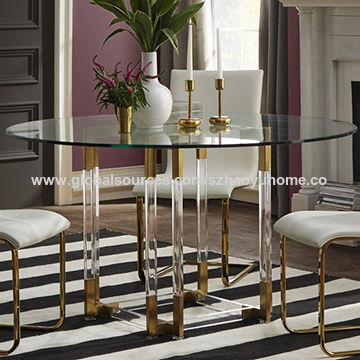 China Dining Table From Shenzhen Manufacturer Haoyu Home China Acrylic Modern Design Dining Tables