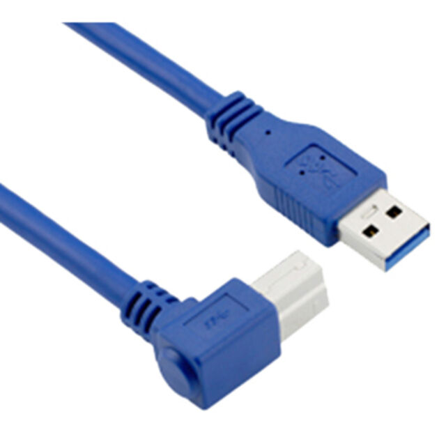 Buy Wholesale China Usb 3.0 A Male To B Male Right Angle Cable & Usb 3. ...