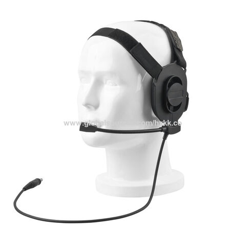 Military headset with online microphone