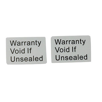 China Customized Non Removable Void Warranty Stickers