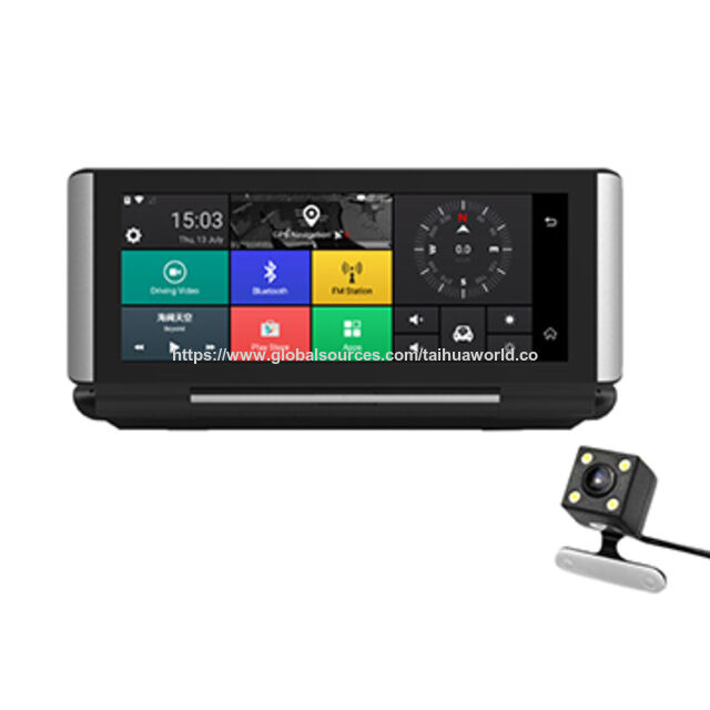GPS-Navigationssystem DVRS 7,0-Zoll-Bildschirm Wi-Fi Camcord M88 mit Sprachansage und lebenslangen Karten Dashcam
