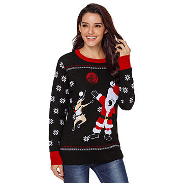 Buy Wholesale China Women Style Holiday Lovely Christmas Sweater,made 