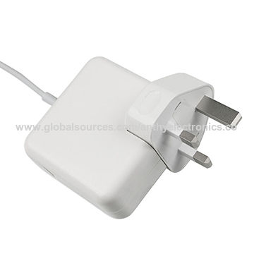 Cargador adaptador de CA/CC con enchufe del Reino Unido para cargador de batería A1435 para fuente de alimentación de MacBook