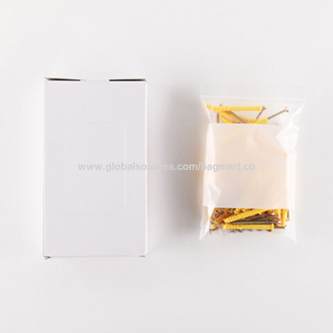كيس LDPE قابل للإغلاق للاستخدام الصناعي، مع لوحة للكتابة، موديل Z0079