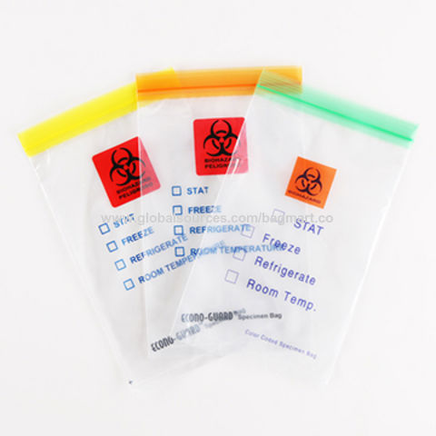 Sac à fermeture éclair pour échantillons de laboratoire, disponible en 3 et 4 couches, impression haute performance for sale at factory direct price