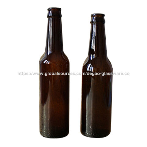 Bouteille de bière en verre ambré de 330 ml