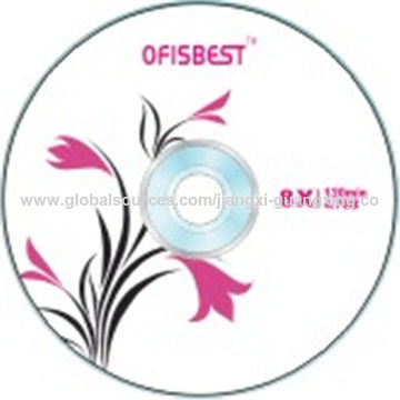 High Glossy Printable Blank DVD+/-R with 1 to 16x, 120 Minutes and 4 ...
