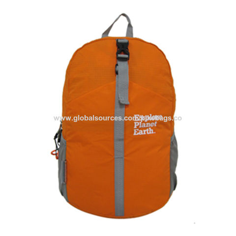 Wholesale prices folding travel shoulder bag waterproof nylon backpack outdoor 