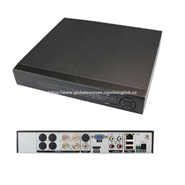 DVR Híbrido de Rede de 4 Canais com Suporte a Menu OSD, Controle Remoto e ONVIF for sale at factory direct price