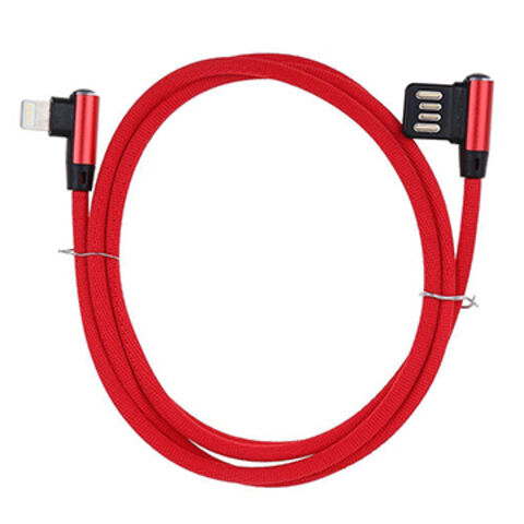 Cable Micro USB de 90 Grados con Trenzado de Nailon, Especial para Juegos Móviles for sale at factory direct price