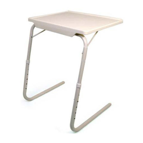 Table Portable & Pliable Mate Pour Ordinateur Portable - Blanc